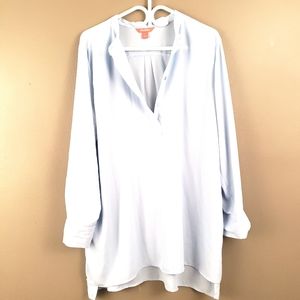 Baby Blue Oxford Blouse/Tunic